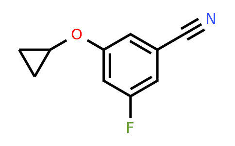 CAS 1243358-58-8 | 3-Cyclopropoxy-5-fluorobenzonitrile