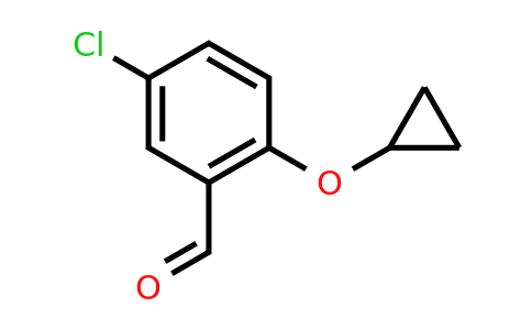 CAS 1243358-65-7 | 5-Chloro-2-cyclopropoxybenzaldehyde