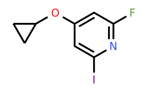 CAS 1243358-70-4 | 4-Cyclopropoxy-2-fluoro-6-iodopyridine