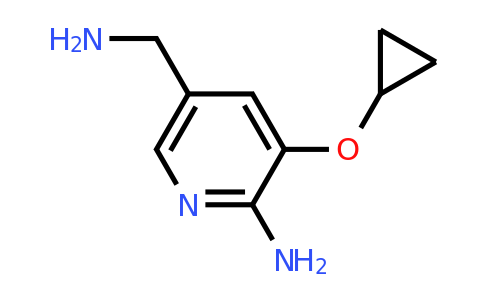 CAS 1243358-71-5 | 5-(Aminomethyl)-3-cyclopropoxypyridin-2-amine