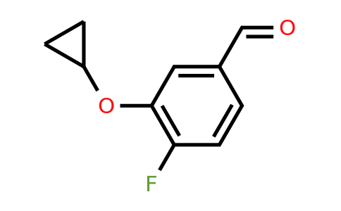 CAS 1243358-72-6 | 3-Cyclopropoxy-4-fluorobenzaldehyde