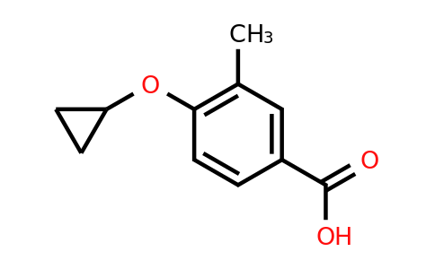 CAS 1243358-73-7 | 4-Cyclopropoxy-3-methylbenzoic acid