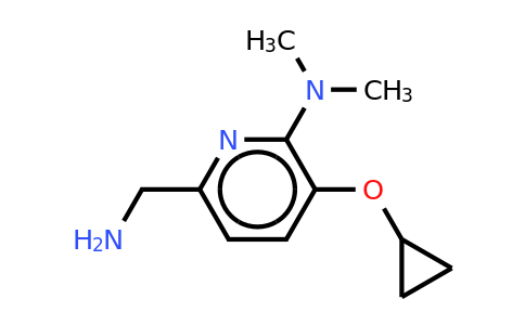 CAS 1243358-77-1 | 6-(Aminomethyl)-3-cyclopropoxy-N,n-dimethylpyridin-2-amine