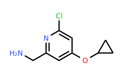 CAS 1243358-78-2 | (6-Chloro-4-cyclopropoxypyridin-2-YL)methanamine