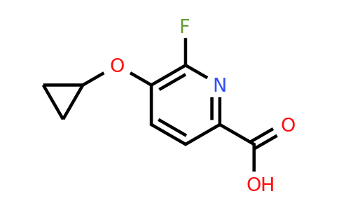 CAS 1243358-80-6 | 5-Cyclopropoxy-6-fluoropicolinic acid