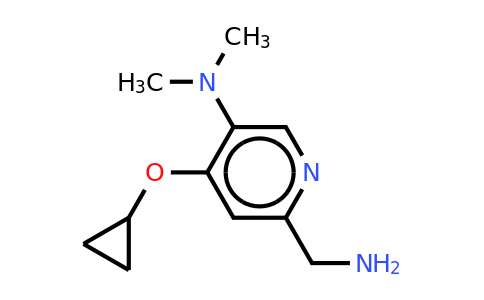 CAS 1243358-84-0 | 6-(Aminomethyl)-4-cyclopropoxy-N,n-dimethylpyridin-3-amine