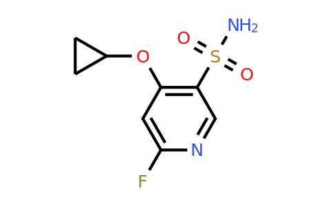 CAS 1243358-86-2 | 4-Cyclopropoxy-6-fluoropyridine-3-sulfonamide