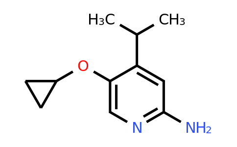 CAS 1243358-89-5 | 5-Cyclopropoxy-4-(propan-2-YL)pyridin-2-amine