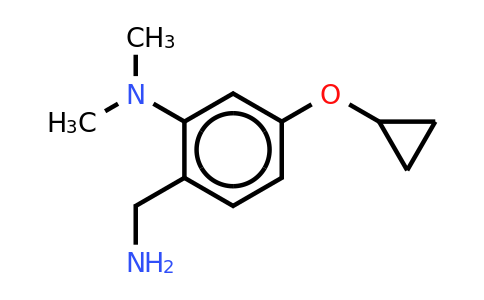 CAS 1243358-90-8 | 2-(Aminomethyl)-5-cyclopropoxy-N,n-dimethylaniline