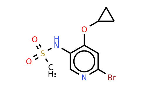 CAS 1243358-98-6 | N-(6-bromo-4-cyclopropoxypyridin-3-YL)methanesulfonamide