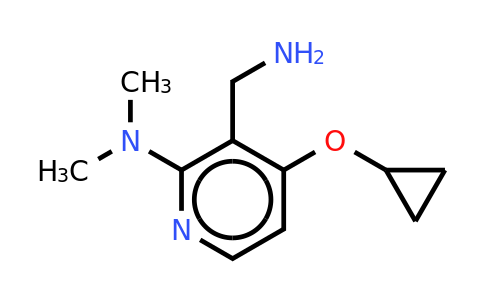 CAS 1243358-99-7 | 3-(Aminomethyl)-4-cyclopropoxy-N,n-dimethylpyridin-2-amine