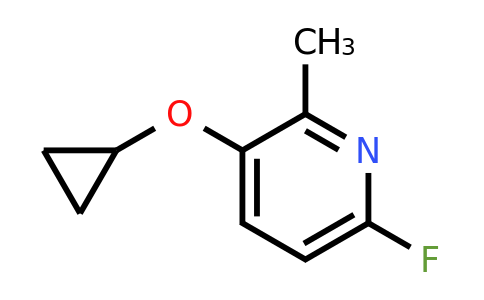 CAS 1243359-03-6 | 3-Cyclopropoxy-6-fluoro-2-methylpyridine