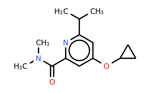 CAS 1243359-04-7 | 4-Cyclopropoxy-6-isopropyl-N,n-dimethylpicolinamide