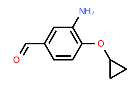 CAS 1243359-05-8 | 3-Amino-4-cyclopropoxybenzaldehyde