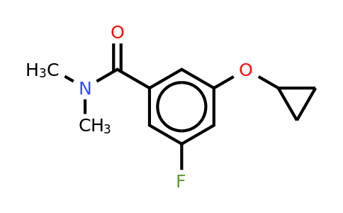 CAS 1243359-06-9 | 3-Cyclopropoxy-5-fluoro-N,n-dimethylbenzamide