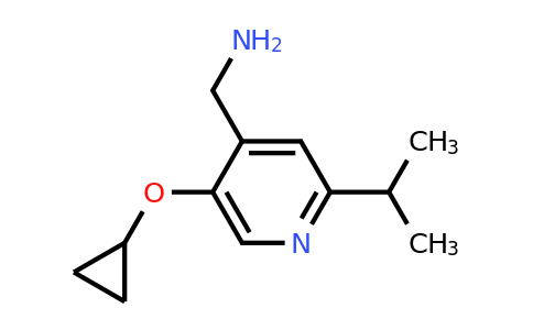 CAS 1243359-07-0 | (5-Cyclopropoxy-2-isopropylpyridin-4-YL)methanamine