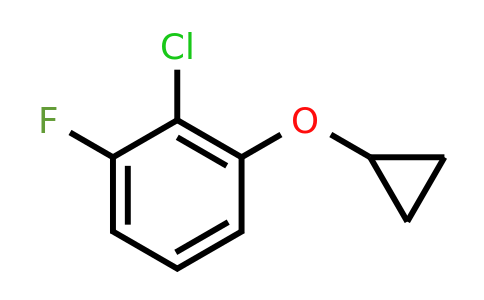 CAS 1243359-08-1 | 2-Chloro-1-cyclopropoxy-3-fluorobenzene