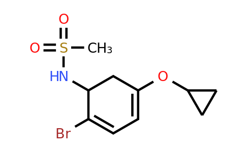 CAS 1243359-09-2 | N-(2-bromo-5-cyclopropoxycyclohexa-2,4-dienyl)methanesulfonamide