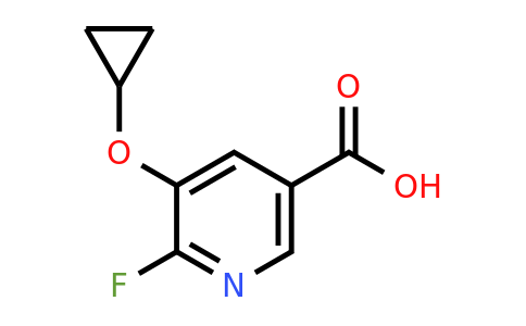 CAS 1243359-11-6 | 5-Cyclopropoxy-6-fluoronicotinic acid