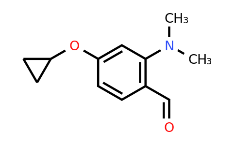 CAS 1243359-16-1 | 4-Cyclopropoxy-2-(dimethylamino)benzaldehyde