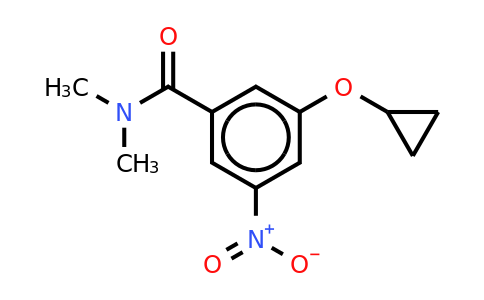 CAS 1243359-17-2 | 3-Cyclopropoxy-N,n-dimethyl-5-nitrobenzamide