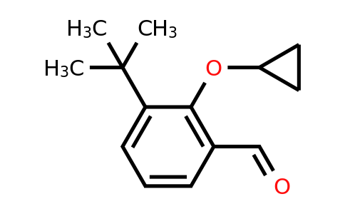 CAS 1243359-26-3 | 3-Tert-butyl-2-cyclopropoxybenzaldehyde