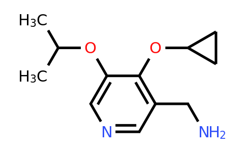 CAS 1243359-28-5 | (4-Cyclopropoxy-5-isopropoxypyridin-3-YL)methanamine