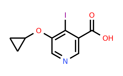 CAS 1243359-29-6 | 5-Cyclopropoxy-4-iodonicotinic acid
