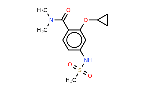 CAS 1243359-30-9 | 2-Cyclopropoxy-N,n-dimethyl-4-(methylsulfonamido)benzamide