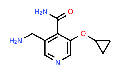 CAS 1243359-32-1 | 3-(Aminomethyl)-5-cyclopropoxyisonicotinamide