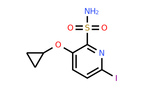 CAS 1243359-33-2 | 3-Cyclopropoxy-6-iodopyridine-2-sulfonamide