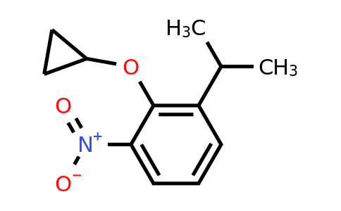 CAS 1243359-41-2 | 2-Cyclopropoxy-1-isopropyl-3-nitrobenzene