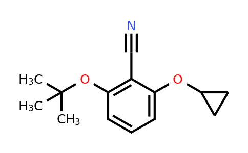 CAS 1243359-43-4 | 2-Tert-butoxy-6-cyclopropoxybenzonitrile