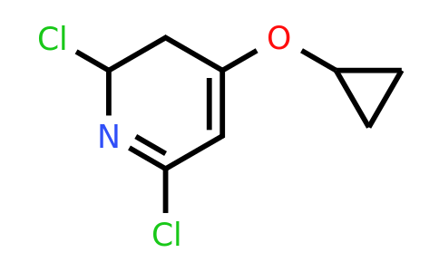 CAS 1243359-44-5 | 2,6-Dichloro-4-cyclopropoxy-2,3-dihydropyridine
