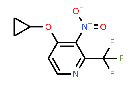 CAS 1243359-45-6 | 4-Cyclopropoxy-3-nitro-2-(trifluoromethyl)pyridine