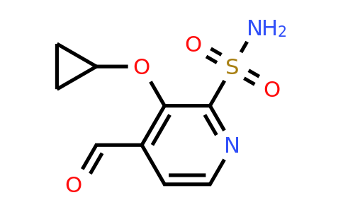 CAS 1243359-46-7 | 3-Cyclopropoxy-4-formylpyridine-2-sulfonamide