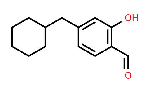 CAS 1243359-47-8 | 4-(Cyclohexylmethyl)-2-hydroxybenzaldehyde