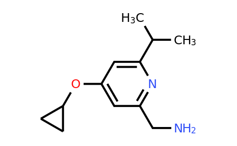 CAS 1243359-48-9 | (4-Cyclopropoxy-6-isopropylpyridin-2-YL)methanamine