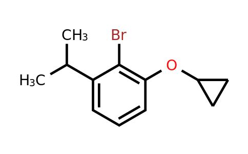 CAS 1243359-49-0 | 2-Bromo-1-cyclopropoxy-3-(propan-2-YL)benzene