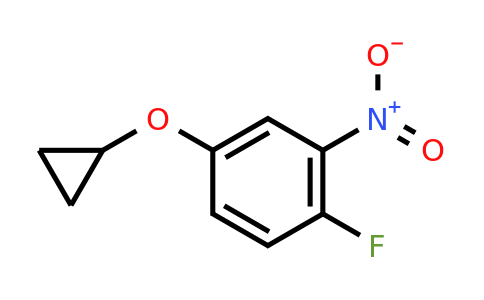 CAS 1243359-55-8 | 4-Cyclopropoxy-1-fluoro-2-nitrobenzene
