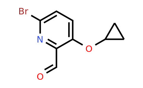 CAS 1243359-59-2 | 6-Bromo-3-cyclopropoxypicolinaldehyde