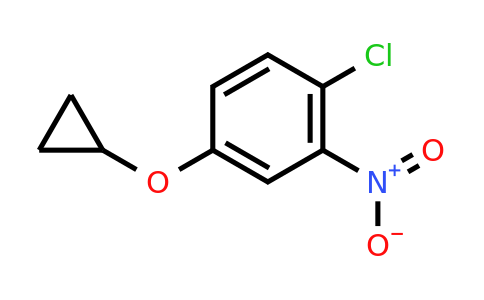 CAS 1243359-60-5 | 1-Chloro-4-cyclopropoxy-2-nitrobenzene
