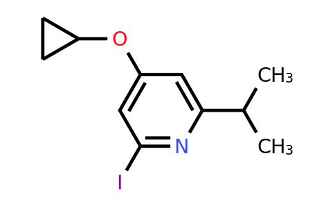 CAS 1243359-63-8 | 4-Cyclopropoxy-2-iodo-6-(propan-2-YL)pyridine