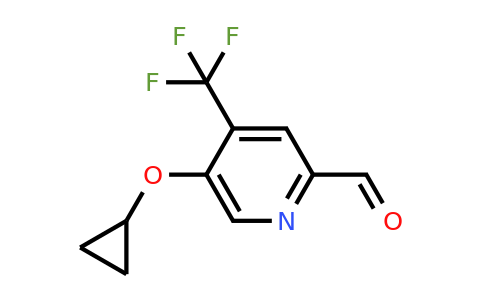 CAS 1243359-65-0 | 5-Cyclopropoxy-4-(trifluoromethyl)picolinaldehyde
