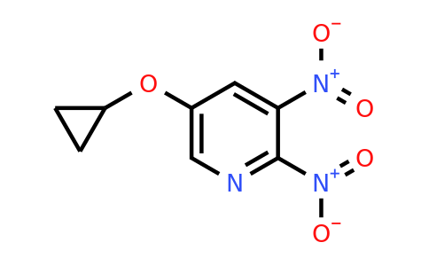 CAS 1243359-66-1 | 5-Cyclopropoxy-2,3-dinitropyridine