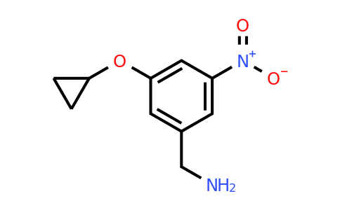 CAS 1243359-67-2 | (3-Cyclopropoxy-5-nitrophenyl)methanamine