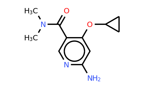 CAS 1243359-72-9 | 6-Amino-4-cyclopropoxy-N,n-dimethylnicotinamide