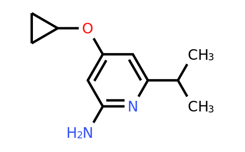 CAS 1243359-75-2 | 4-Cyclopropoxy-6-(propan-2-YL)pyridin-2-amine