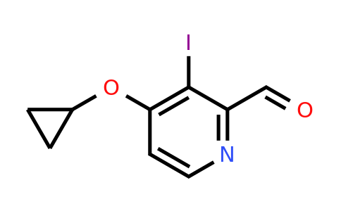 CAS 1243359-77-4 | 4-Cyclopropoxy-3-iodopicolinaldehyde