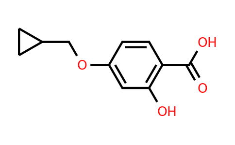 CAS 1243359-80-9 | 4-(Cyclopropylmethoxy)-2-hydroxybenzoic acid
